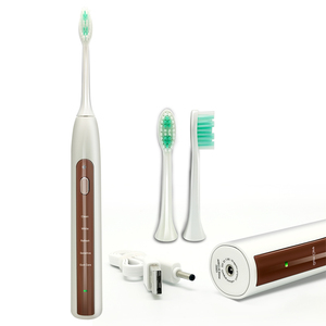 电动牙刷 成人感应充电式静音电动牙刷 声波式震动智能美白牙刷